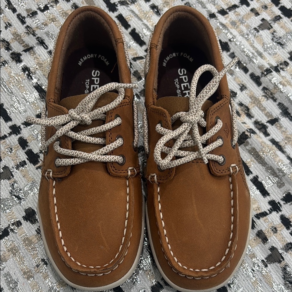 Sperry Brown Boat Shoes Classic Moccasin Style